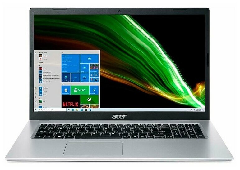 Ноутбук Acer Aspire 3 A317-53-3652 173 FHD IPSCore i3-1115G48GB512GB SSDIris Xe GraphicsWin 11 HomeRUSKBсеребристый NX AD0ER012