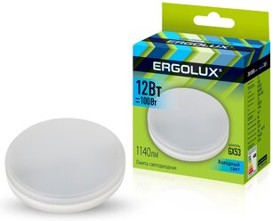 Светодиодная лампа Ergolux LED-GX53-12W-GX53-4K