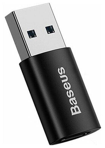 Переходник (adapter) BASEUS Ingenuity Series Mini OTG, USB-A 3.1- Type-C, черный ZJJQ000101