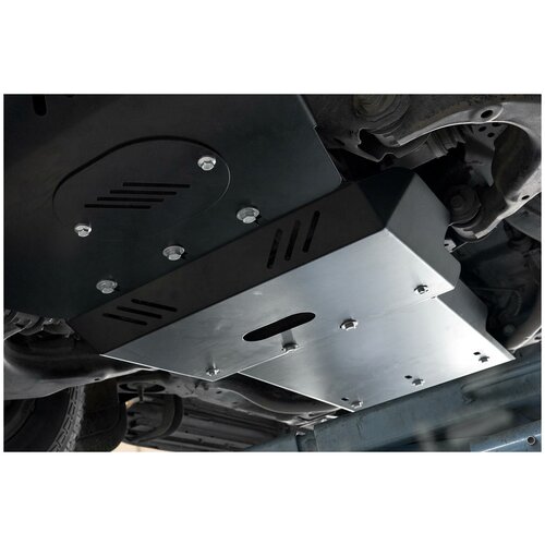 Защита картера двигателя и КПП BMS Тойота Прадо 150 алюминий 5мм