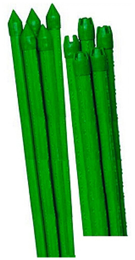 Колышки металлические «Бамбук», 5 шт, 150 см, Ø=11 мм, Green Apple