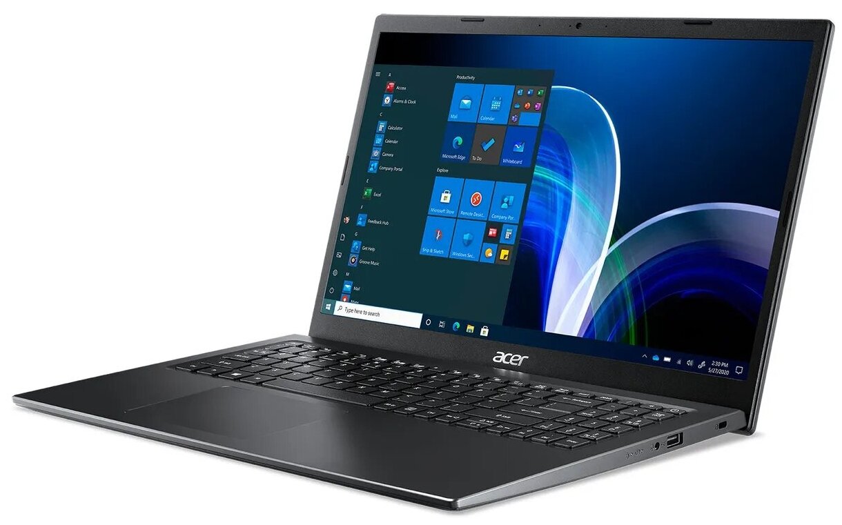 Ноутбук Acer Extensa 15 EX215-32-P2A8 Pentium Silver N6000 4Gb SSD128Gb UMA 156 FHD 1920x1080 Windows 10 black WiFi BT Cam