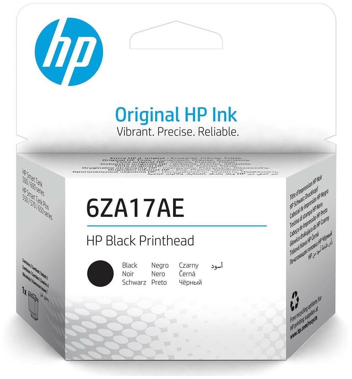 Печатающая головка HP 6ZA17AE черный