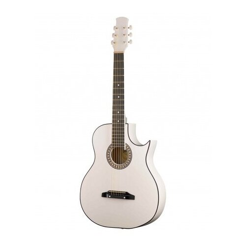 31CW Акустическая гитара, с вырезом, белая, Ижевский завод Т.И.М
