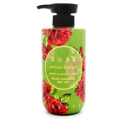 Jigott Парфюмированный шампунь для волос с экстрактом розы / Rose Perfume Shampoo, 500 мл