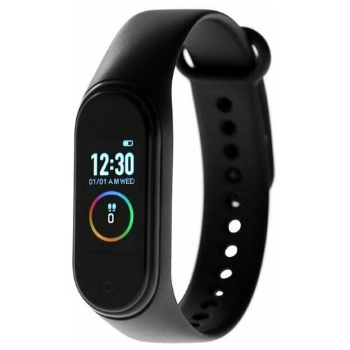 Luazon Home Фитнес-браслет LuazON LF-10 096 цветной дисплей пульсометр оповещения шагомер черный 138800₽