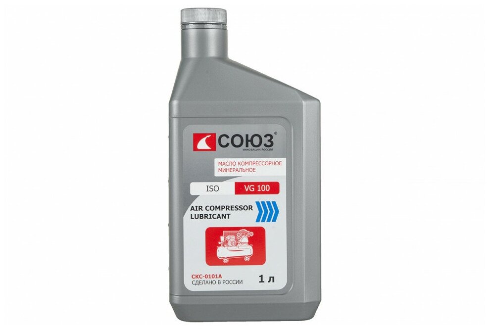 Масло СОЮЗ компрессорное 1л AIR COMPRESSOR LUBRICANT VG100 1л