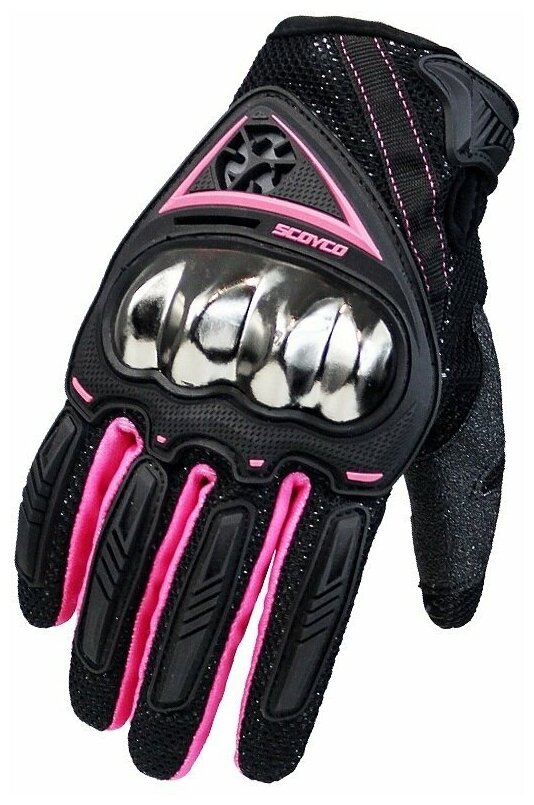 Мотоперчатки Scoyco MC44W Black/Pink