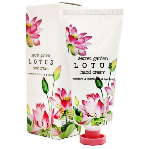 Крем для рук с экстрактом лотоса Jigott Secret Garden Lotus Hand Cream 100ml крем для рук с экстрактом лотоса jigott secret garden lotus hand cream 100 мл