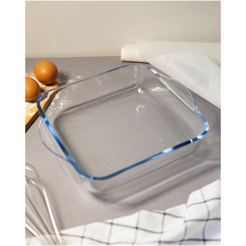 Форма для запекания из термостойкого стекла 320х283х60мм квадратная
