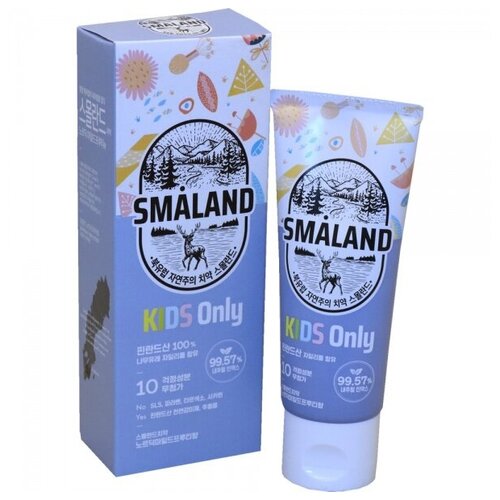 Smaland Детская зубная паста Фруктовая, 6+, 80 г, Smaland