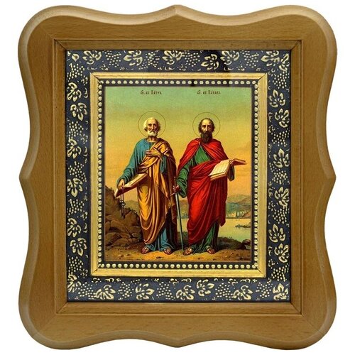 святые апостолы Петр и Павел Святые апостолы. Икона на холсте.
