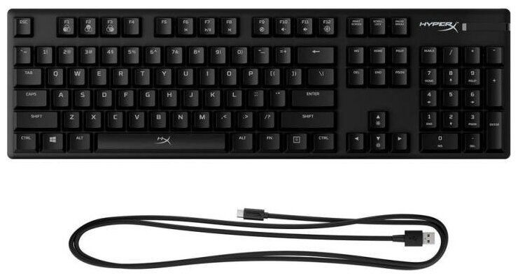 Клавиатура HyperX Alloy Origins механическая черный USB for gamer LED 4P4F6AAABA