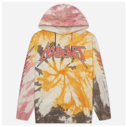 фото Мужская толстовка market iron market hoodie оранжевый , размер l