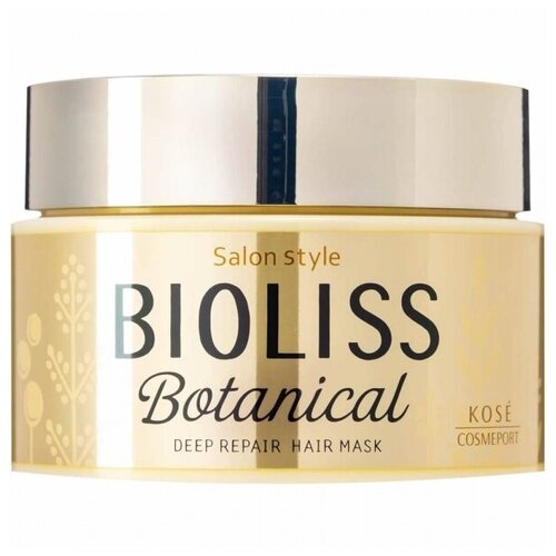 Маска KOSE Bioliss Botanical Deep Repai для поврежденных волос, восстанавливающая, 200 гр