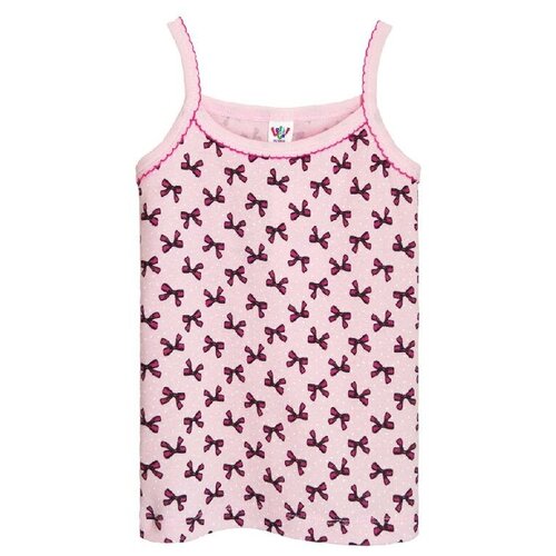 фото Майка для девочки let's go 86 св.розовый/малиновый