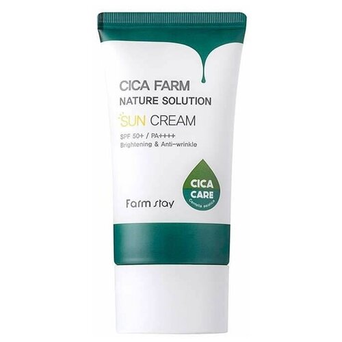 Солнцезащитный крем Farm Stay с центеллой - Cica Farm Nature Solution Sun Cream, 50 мл