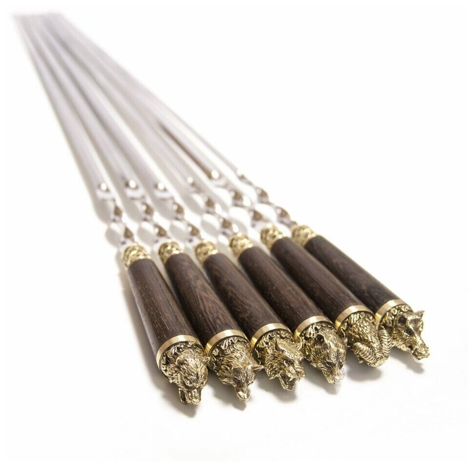 Набор шампуров  Дикие звери 