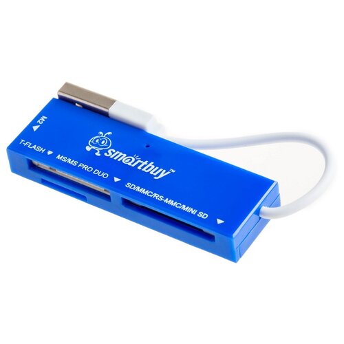 Smartbuy (sbr-717-b) USB2.0 MMC/SDHC/microSDHC/MS(/Pro/Duo/M2) Card Reader/Writer