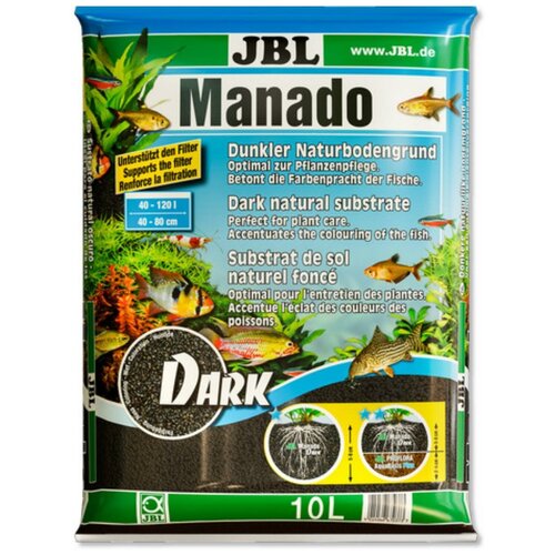 JBL Manado DARK 10л - Тёмный натуральный субстрат для аквариумов