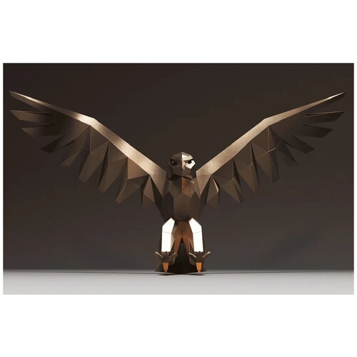 Полигональная фигура птица Орел