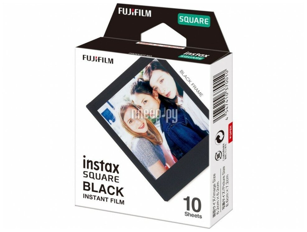 Картридж Fujifilm instax SQUARE Black Frame, 10 снимков