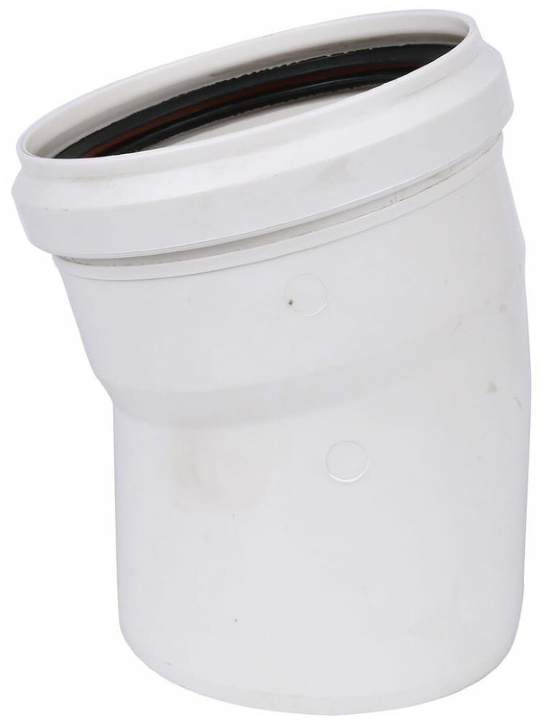 Колено для малошумной канализации белый 110х30 РосТурПласт (24554)
