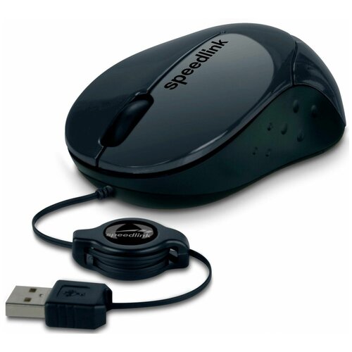 PC Мышь проводная Speedlink Beenie Mobile Mouse USB black (SL-610012-BK)