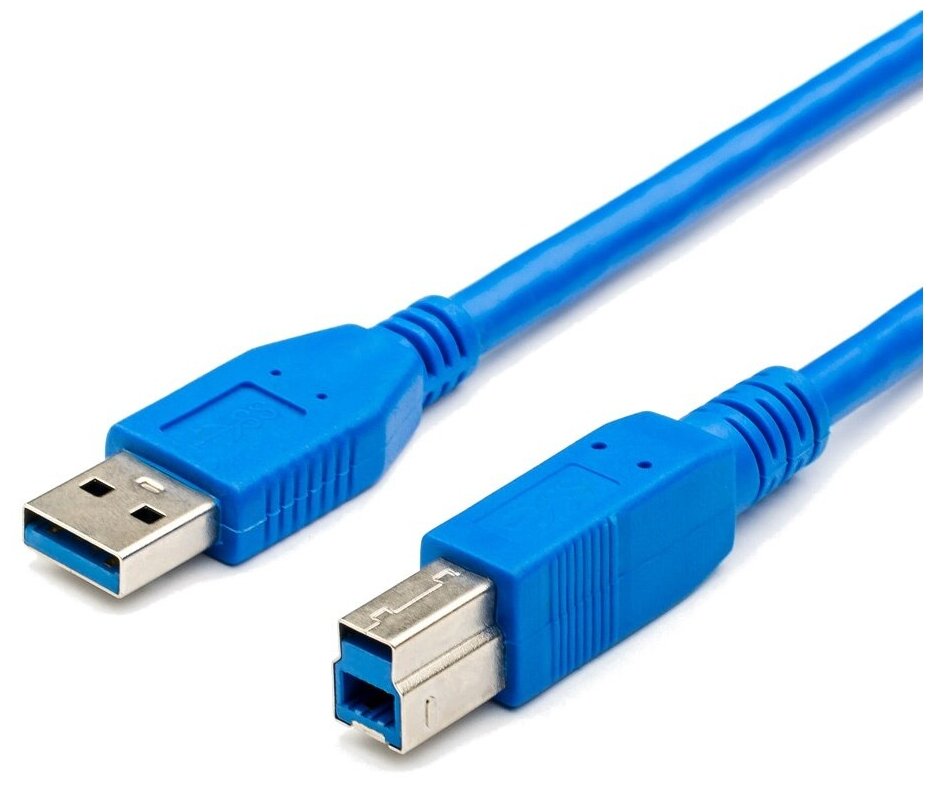 Аксессуар ATcom USB 3.0 AM - BM 3m Blue АТ12824