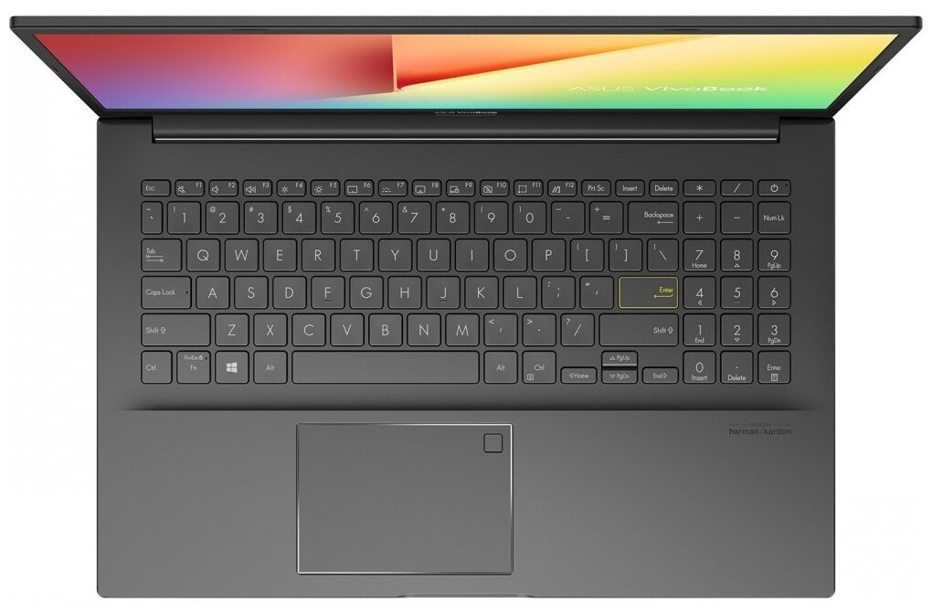 Ноутбук Asus VivoBook 15 M513UA-L1550WS 156 IPS FHD AMD Ryzen7 5700U8GbSSD 256GbAMD Radeon GraphicsWin11OfficeBlack90NB0TP1-M000R0