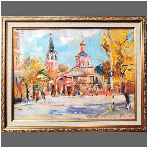 Картина Чусляев А. П. «Саратов. Троицкий собор» - 30х40см, холст масло