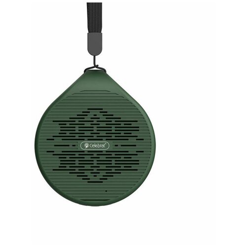 Колонка портативная Celebrat, SP-3, Bluetooth, цвет: зелёный