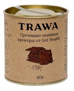 Trawa Крекеры гречишно-льняные сладкие от Get Health, 60 гр. - фотография № 8