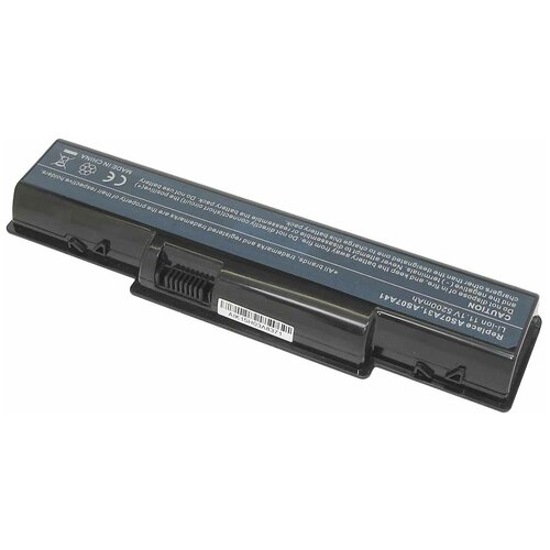 Аккумуляторная батарея для ноутбука Acer Aspire 4710 (AS07A31) 5200mAh 10.8-11,1V OEM черная аккумулятор для ноутбука acer ak 006bt 025