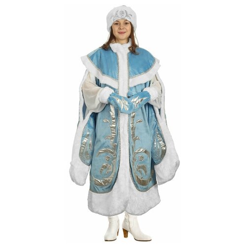 Карнавальный костюм Снегурочка-боярыня, р-р 44-48, рост 170 см карнавальный костюм снегурочка царская арт 2042 рост 170 см размер 44 48