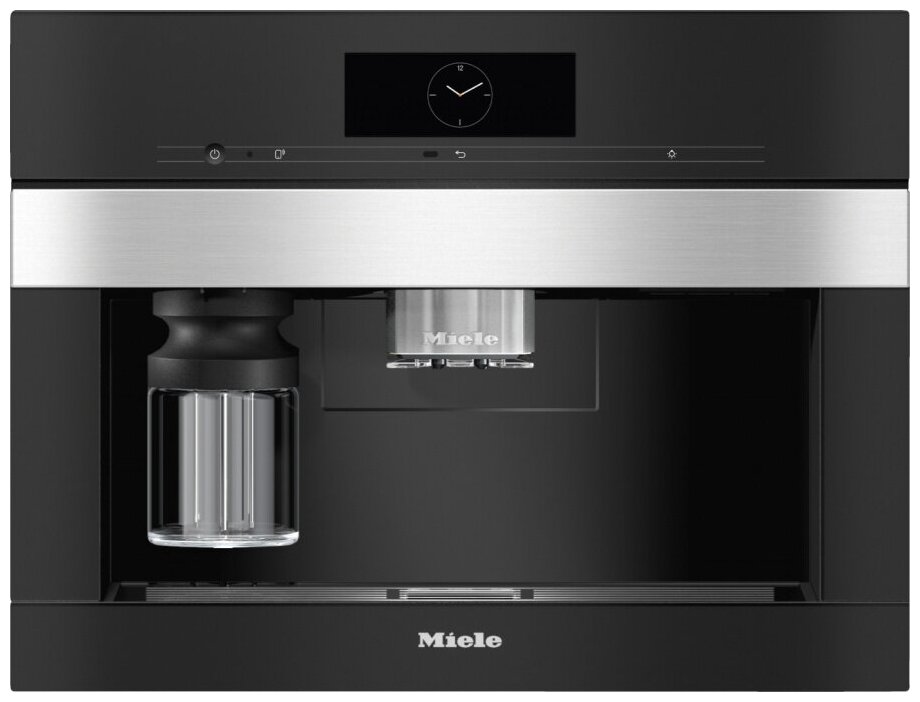 Кофемашина зерновая Miele CVA7845 CLST сталь - фотография № 1