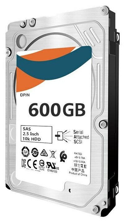 Жесткий диск HP 600GB 10K SAS 2.5 SC HDD [EG0600FCHHU]