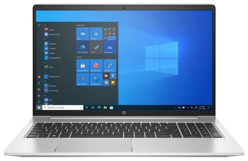 Ноутбук HP ProBook 450 G9 (6A165EA) Intel Core i7 1255U 1700MHz/15.6"/1920x1080/8GB/512GB SSD/Intel Iris Xe Graphics/Windows 11 Pro (Silver)