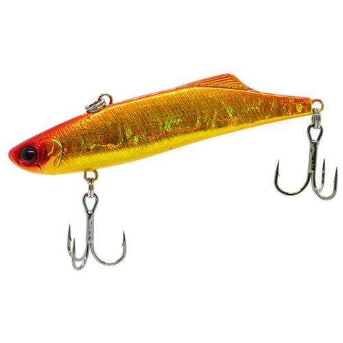 фото Воблер для рыбалки mottomo blade vib 90s 28g, раттлин тонущий для спиннинга, троллинга. приманка на щуку orange gold