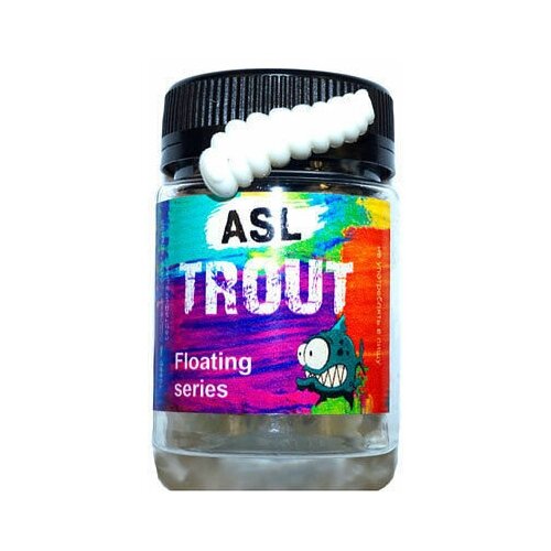 фото Asl приманка силиконовая (мягкая) asl личинка форель (asll12-101 / 1,2" / 101)