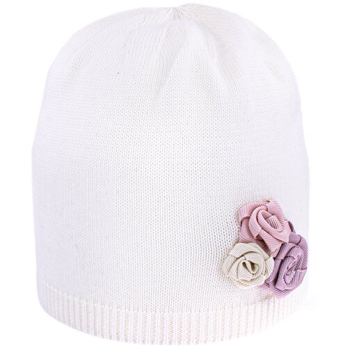 фото Шапка андерсен для девочки экрю размер 50-52 12214