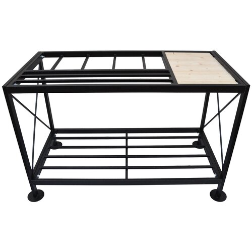 Стол для мангала. Мангальная зона - 1250 х 600 х 800 мм.