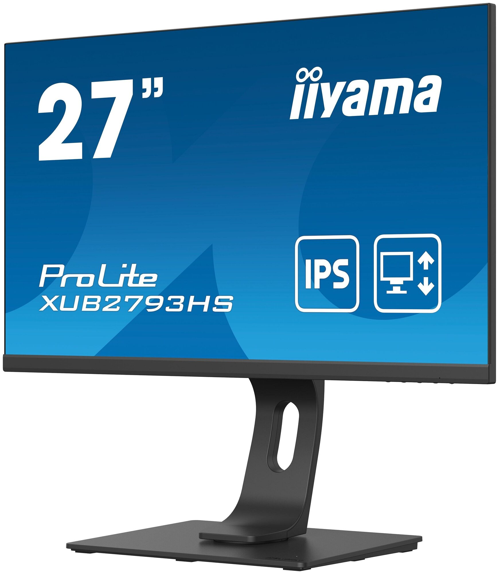 Монитор Iiyama 27 ProLite XUB2793HS-B4 черный IPS LED 4ms 169 HDMI DisplayPort MM Mat HAS Pivot 1