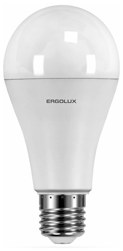 Лампочка Ergolux E27 25W 220V 4500K 2400Lm LED-A65-25W-E27-4K 14236 - фотография № 2