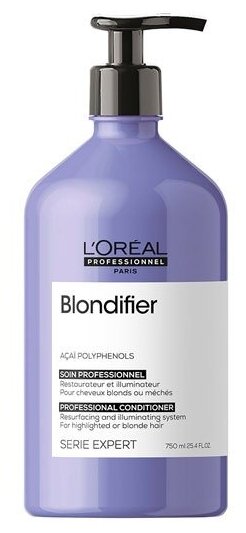 L′Oreal Professionnel Blondifier Gloss Professional Conditioner (Кондиционер для осветленных и мелированных волос), 750 мл