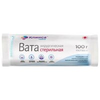 Вата хирургическая стерильная Клинса 100 г