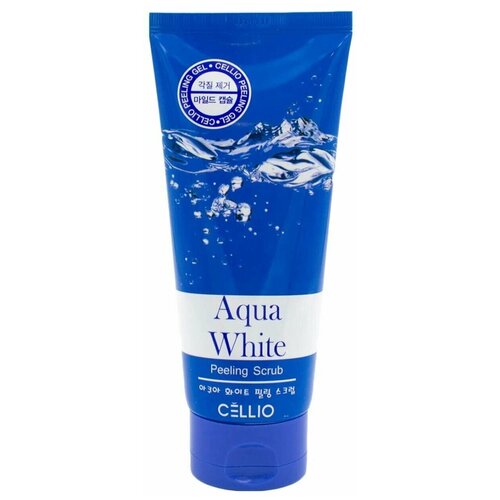 Cellio Aqua White Peeling Scrub пилинг-скраб + подарок (маска для губ)