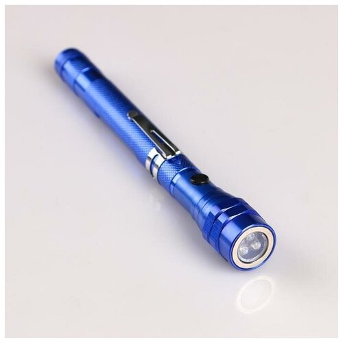 фото Летние туристические фонарики/ фонарь телескопический с магнитом, lr44 4 шт, 3 диода по 0.5 вт, 56.5 см, хорошие вещи