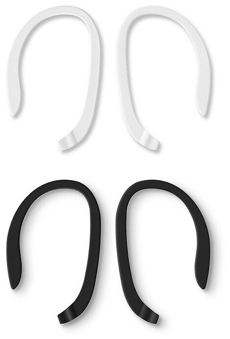 Держатель Uniq Loop sports ear hooks для наушников AirPods 3 (2021), белый/черный (2 пары)