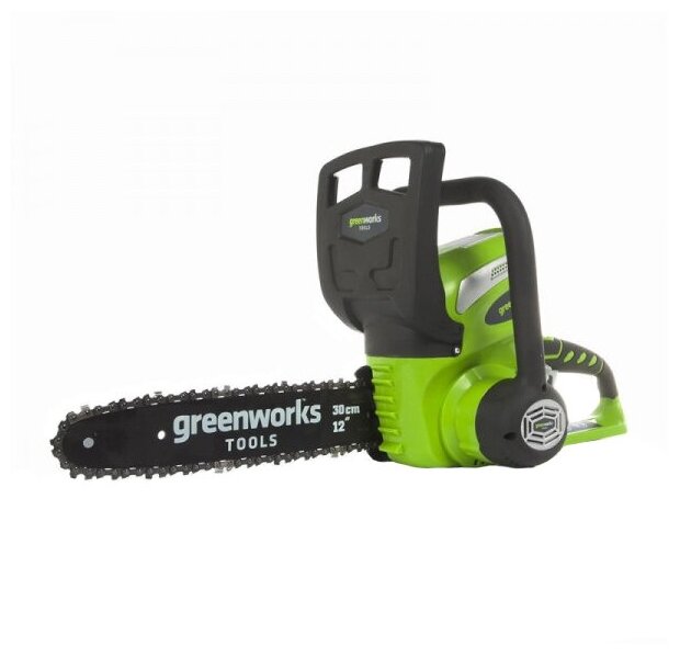 Цепная пила аккумуляторная Greenworks G40CS30II, 40V, 30 см, без АКБ и ЗУ 2007807 - фотография № 12